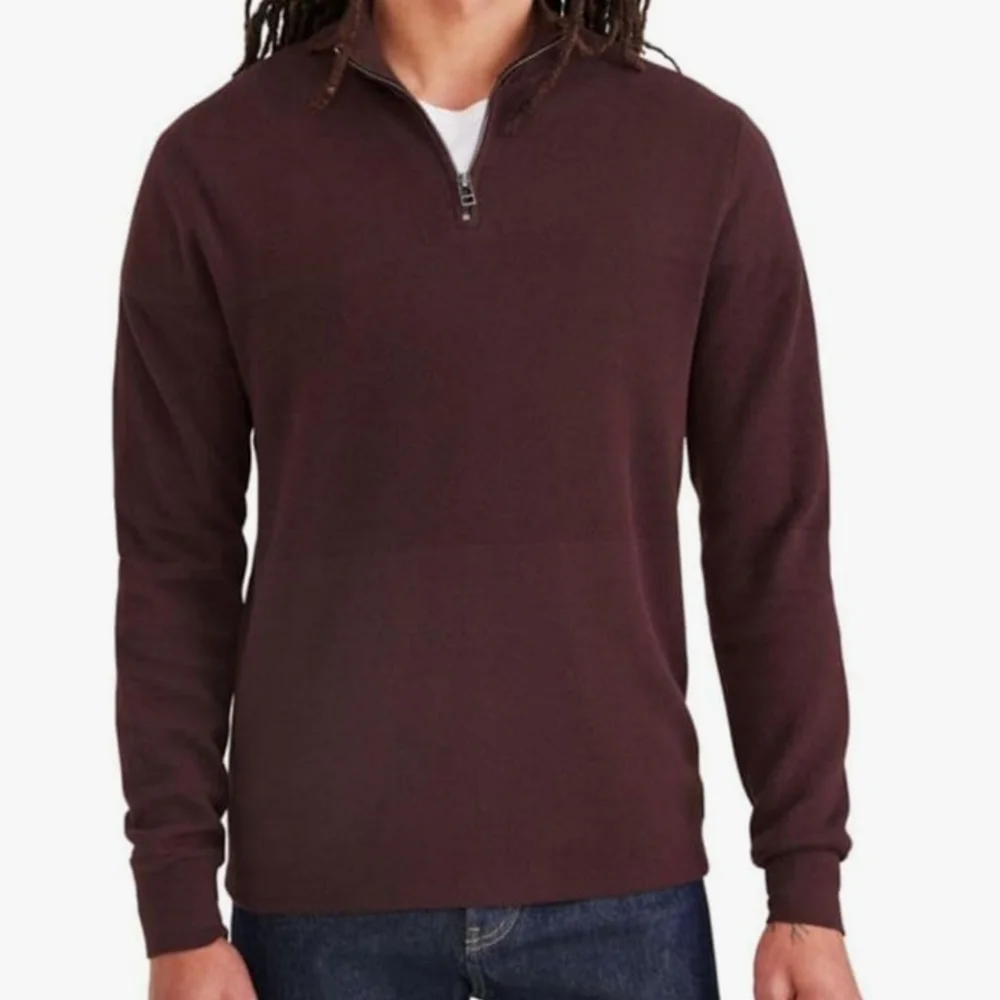 Dockers Maroon Knit Half-Zip Sweater Size XL
